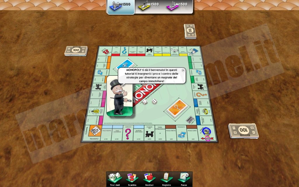 Monopoly per PC in modalità apprendimento.