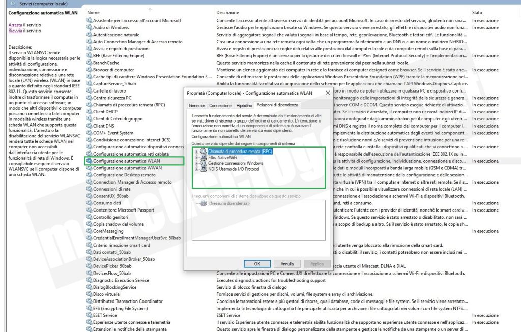 Wlan Autoconfig service not running. Wlan Autoconfig error 1068. Wlan Autoconfig service missing. Wlan Autoconfig not found. Wlan Autoconfig stopping. Wlan Autoconfig cannot start. How to enable wireless WLAN autoconfig service in your PC. Wlan Autoconfig dependency service does not exist. Servizio wireless errore 1068: Avvio del gruppo o del servizio di dipendenza non riuscito.