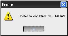 Unable_to_load_btrez.dll - italian