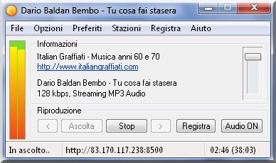 Ascoltare la radio sul computer e registrare MP3